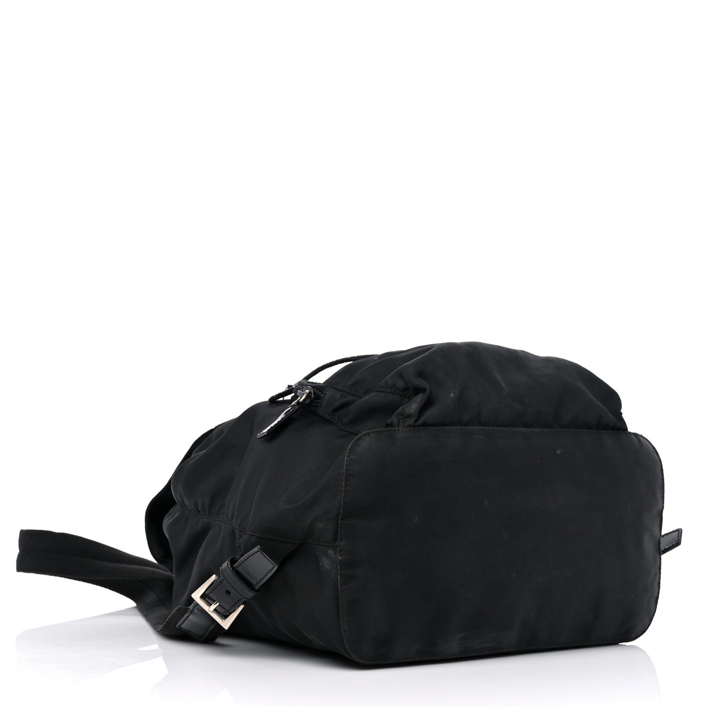 Nylon Vela Cinch Backpack Black