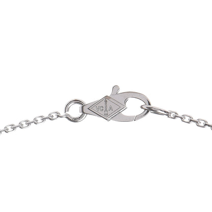 Van Cleef & Arpels 18K White Gold Diamond Mini Frivole Pendant Necklace 5 of 8