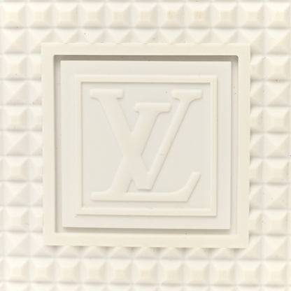 Louis Vuitton Calfskin Crocodile Embossed Frontrow Sneakers 38 White 7 of 13