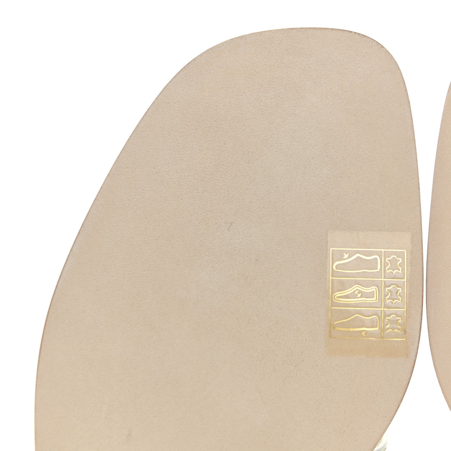 Hermes Box Calfskin Oran Sandals 37 White 6 of 10