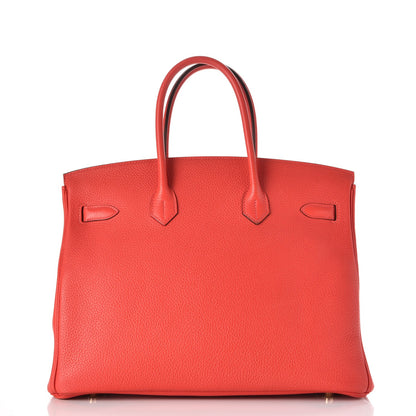 Hermes Togo Birkin 35 Rouge Pivoine 4 of 35