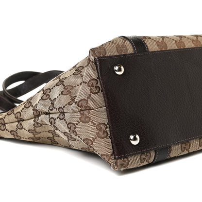 Gucci Monogram Medium Abbey Tote Dark Brown 11 of 11