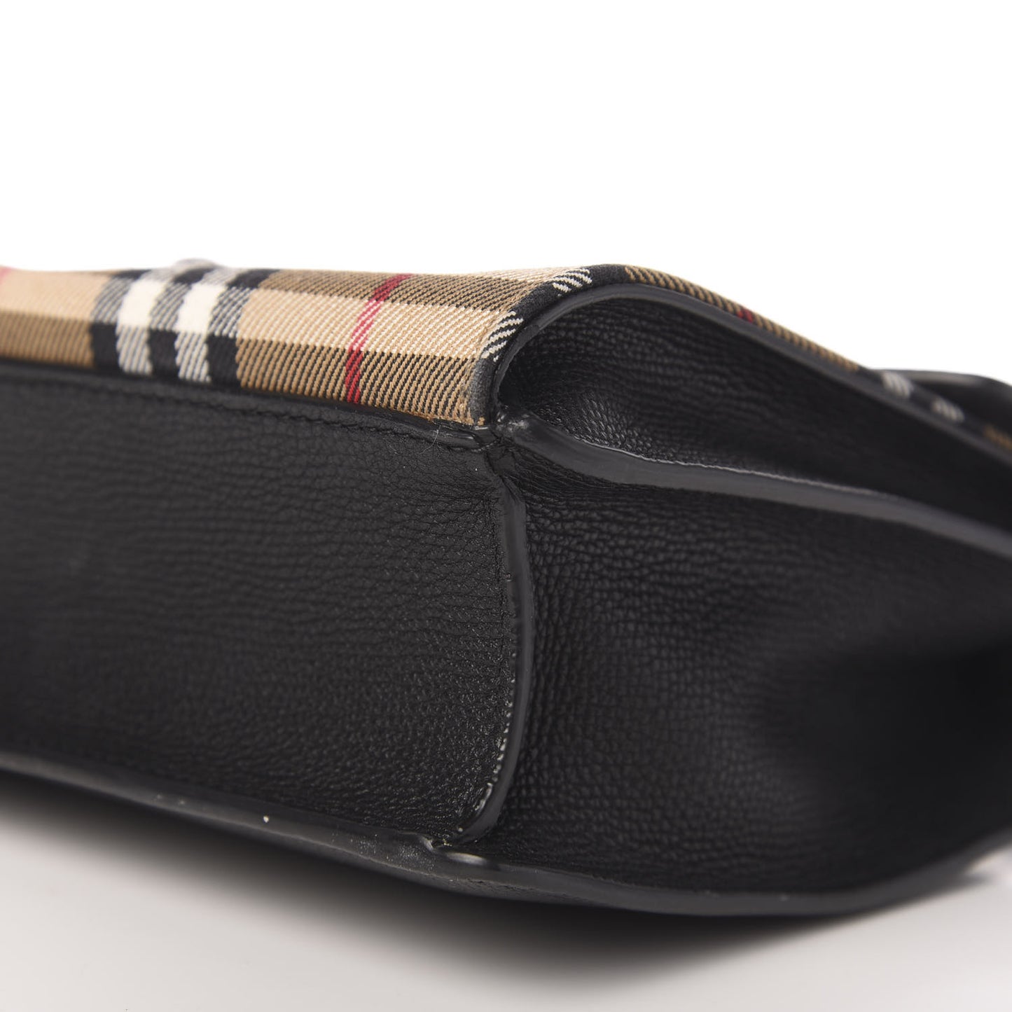 Derby Calfskin Vintage Check Small Macken Crossbody Bag Black