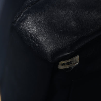 Chanel Caviar Quilted CC Shoulder Bag Navy 8 of 12