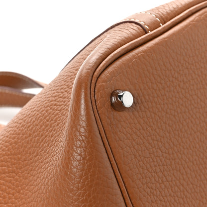 Hermes Taurillon Clemence Picotin Lock 18 PM Gold 9 of 13