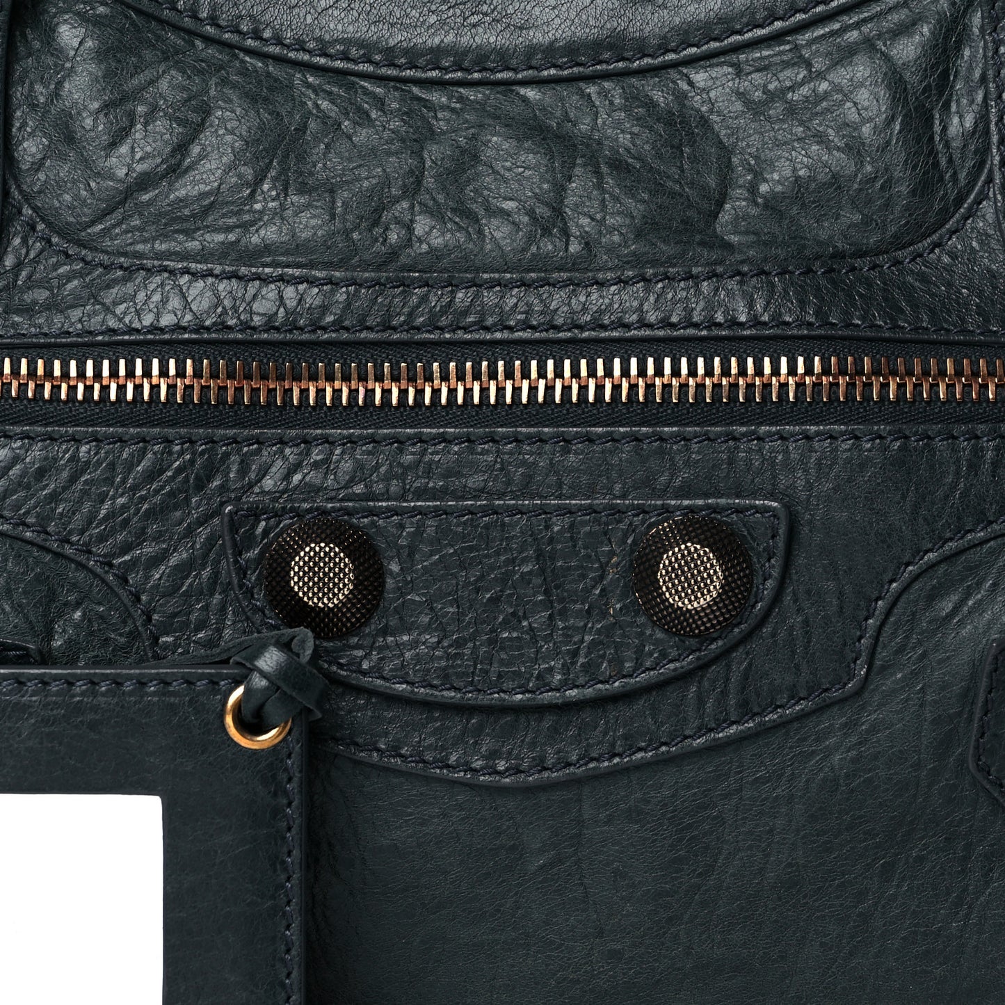 Agneau Giant 21 Rose Gold Hardware City Anthracite