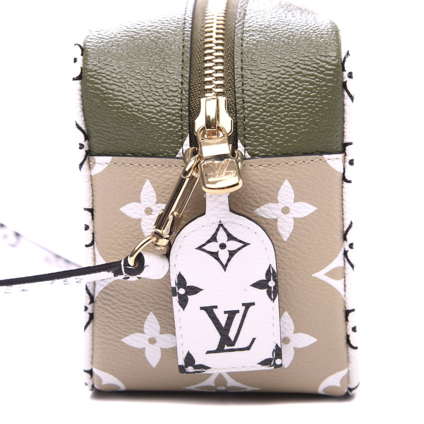 Monogram Giant Beach Pouch Kaki