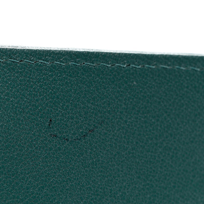 Chanel Lambskin Quilted Chanel 19 Flap Wallet Dark Green 9 of 10