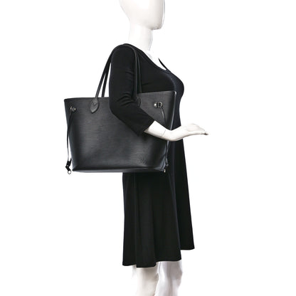 Louis Vuitton Epi Neverfull MM Black 2 of 21