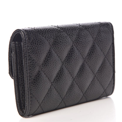 Chanel Caviar Quilted Flap Card Holder Black 3 of 9