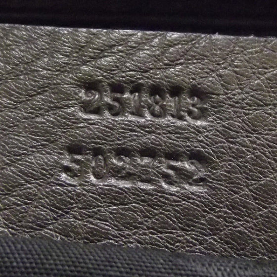 Gucci Suede Medium 1973 Top Handle Satchel Olive 9 of 11