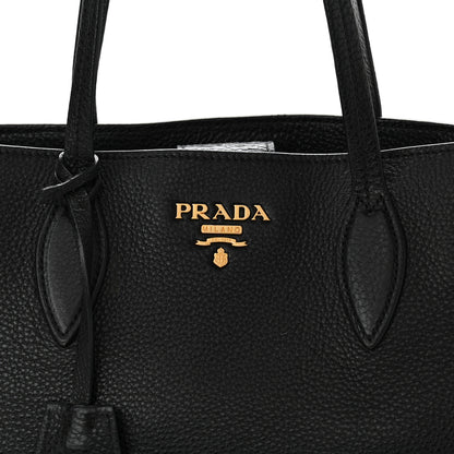 Prada Vitello Phenix Tote Black 7 of 12