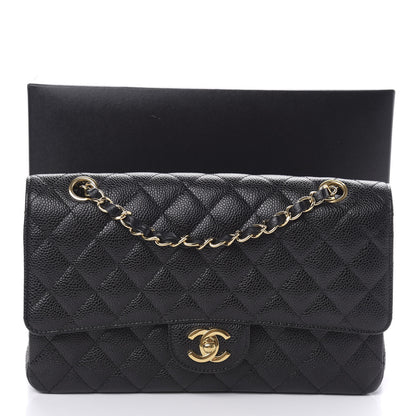 Chanel Caviar Quilted Medium Double Flap Black 11 of 11