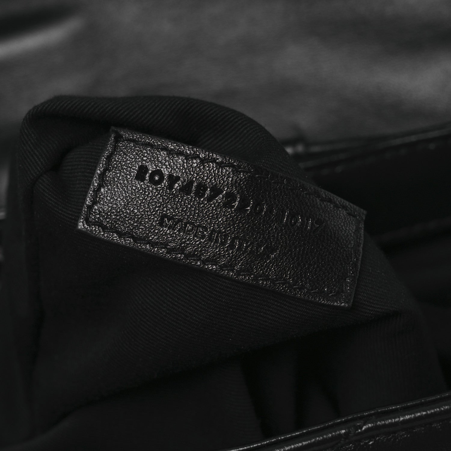 Saint Laurent Calfskin Y Quilted Monogram Small Loulou Backpack Black 7 of 10