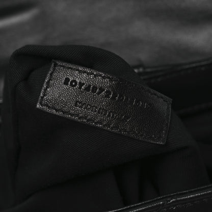 Saint Laurent Calfskin Y Quilted Monogram Small Loulou Backpack Black 7 of 10