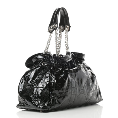 Christian Dior Patent Cannage Medium Le Trente Tote Black 3 of 10