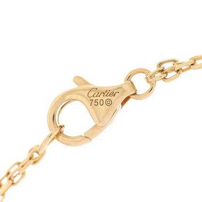Cartier 18K Yellow Gold 2 Diamond LOVE Necklace 4 of 6