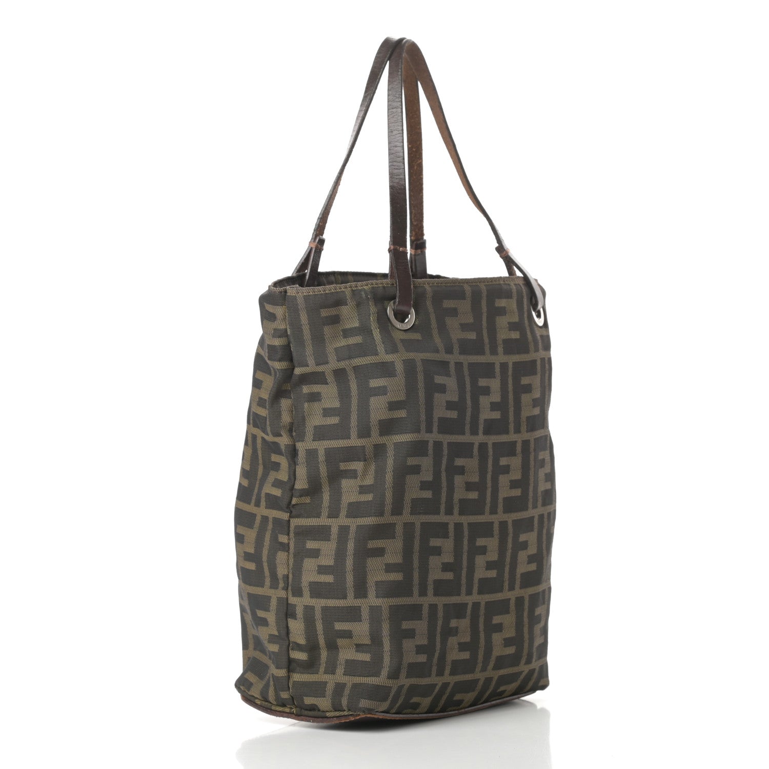 Fendi Zucca Mini Tote Tobacco 3 of 18