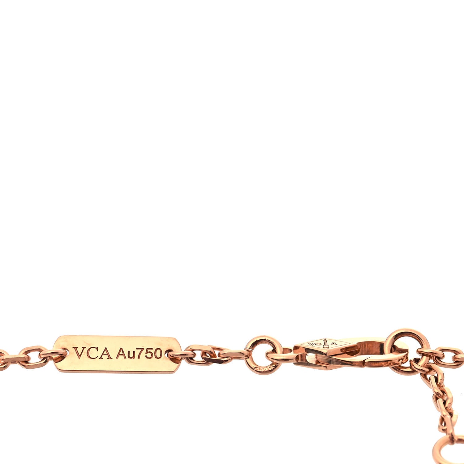 Van Cleef & Arpels 18K Rose Gold Carnelian Onyx Lucky Spring Open Wing Lady Bug Bracelet 3 of 5