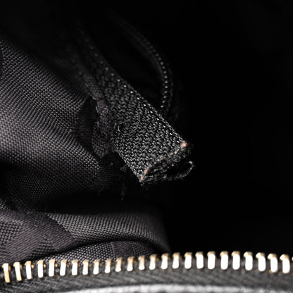 Chanel Caviar CC Wood Chain Hobo Black 12 of 15