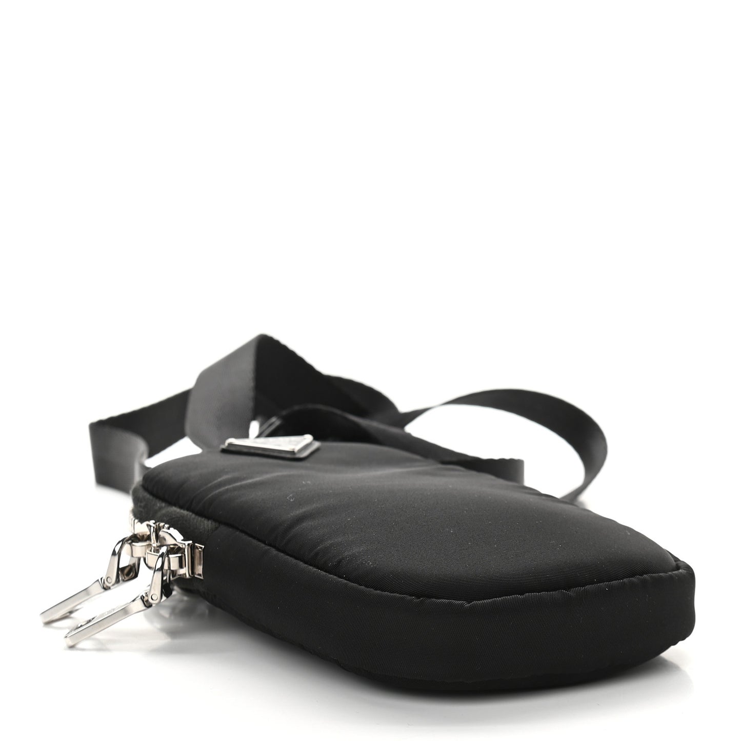 Tessuto Nylon Pocket Mini Bag Black
