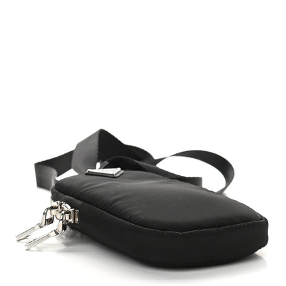 Prada Tessuto Nylon Pocket Mini Bag Black 4 of 9