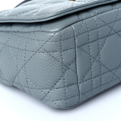 Christian Dior Calfskin Cannage Small Caro Bag Cloud Blue 8 of 9