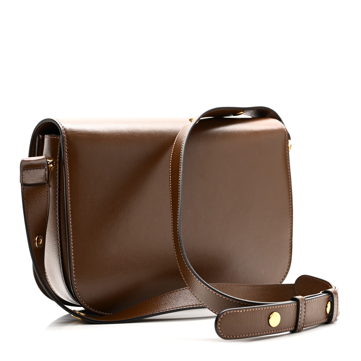 Gucci Azalea Calfskin Horsebit 1955 Shoulder Bag Brown Sugar 3 of 10