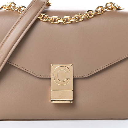 Celine Shiny Calfskin Medium C Bag Light Camel 10 of 14