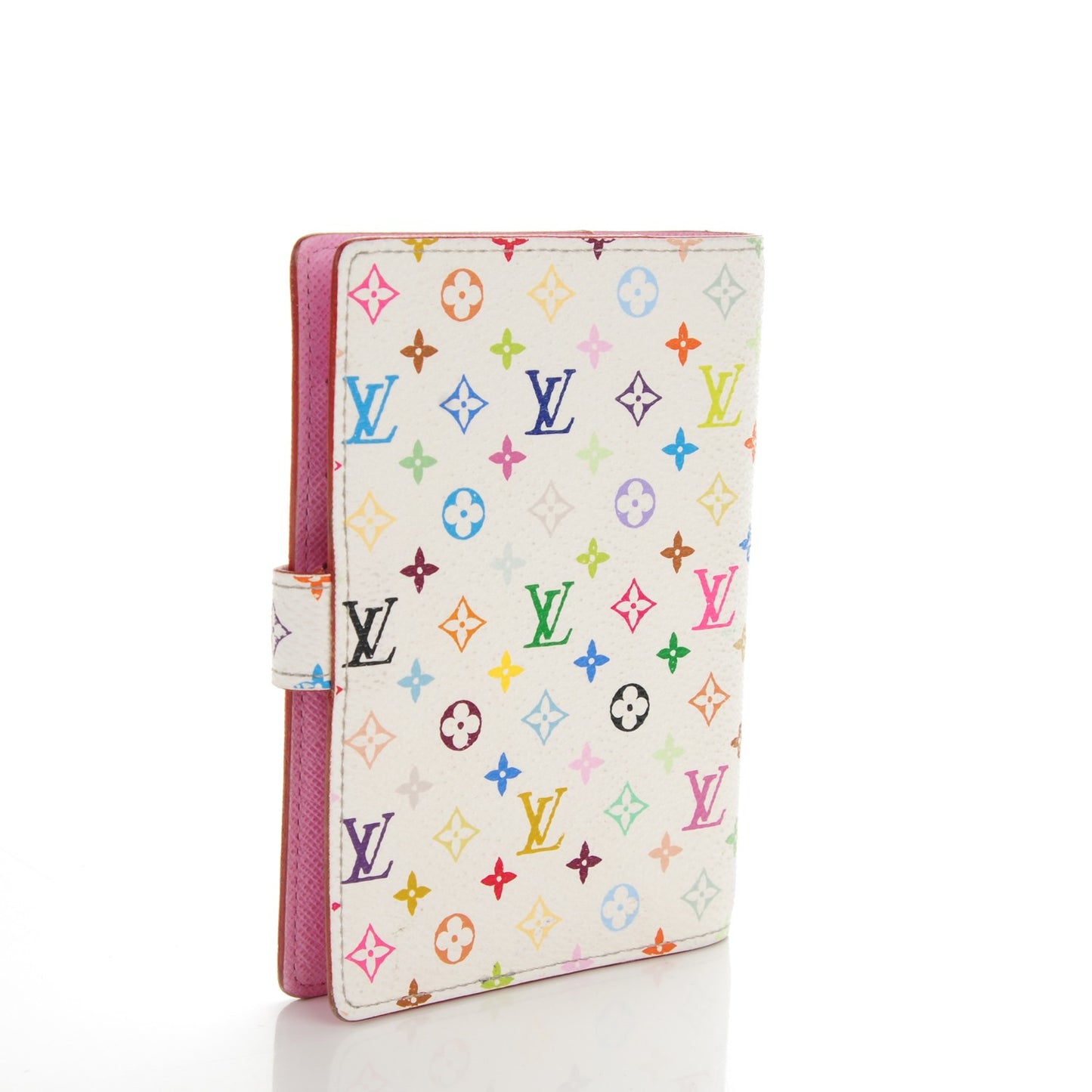 Monogram Multicolor Small Ring Agenda Cover White Litchi