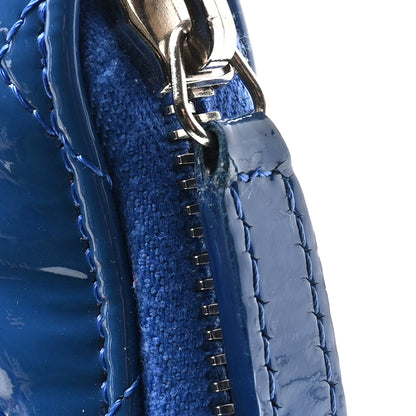 Chanel Patent Quilted Large Zip Around Organizer Wallet Blue 12 of 12