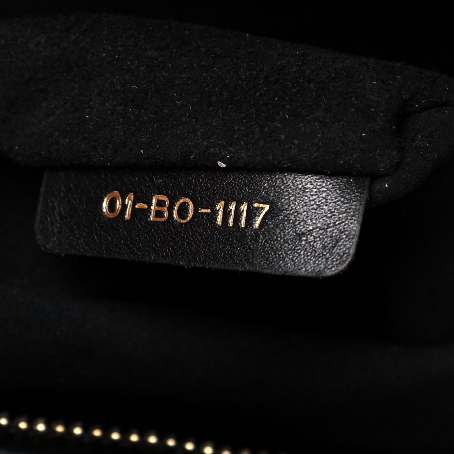 Calfskin Cannage Studded Medium Supple Lady Dior Black