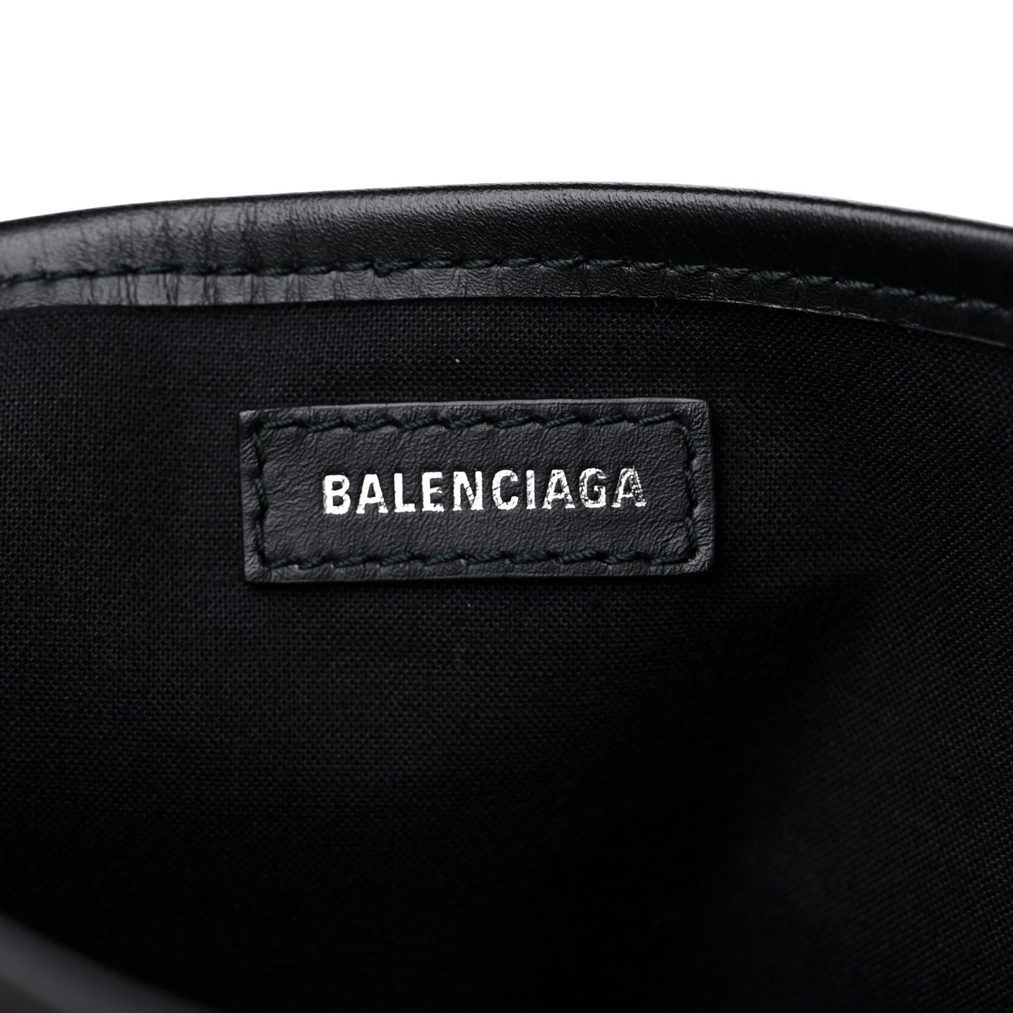 Cotton Canvas Calfskin Navy Cabas XS Natural Black