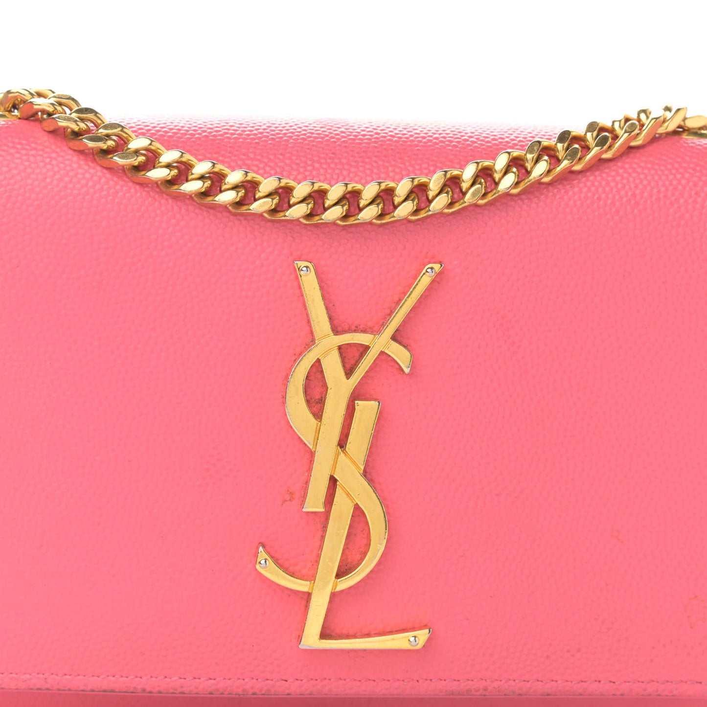 Grain De Poudre Small Monogram Kate Satchel Rose Clair