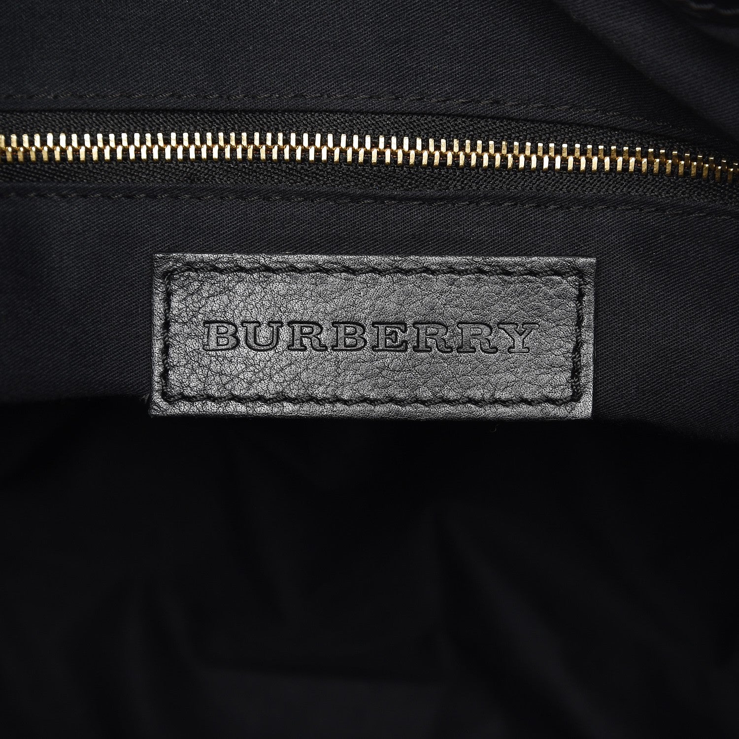 Burberry Haymarket Check Medium Chatton Tote Black 7 of 9