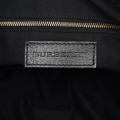 Burberry Haymarket Check Medium Chatton Tote Black 7 of 9