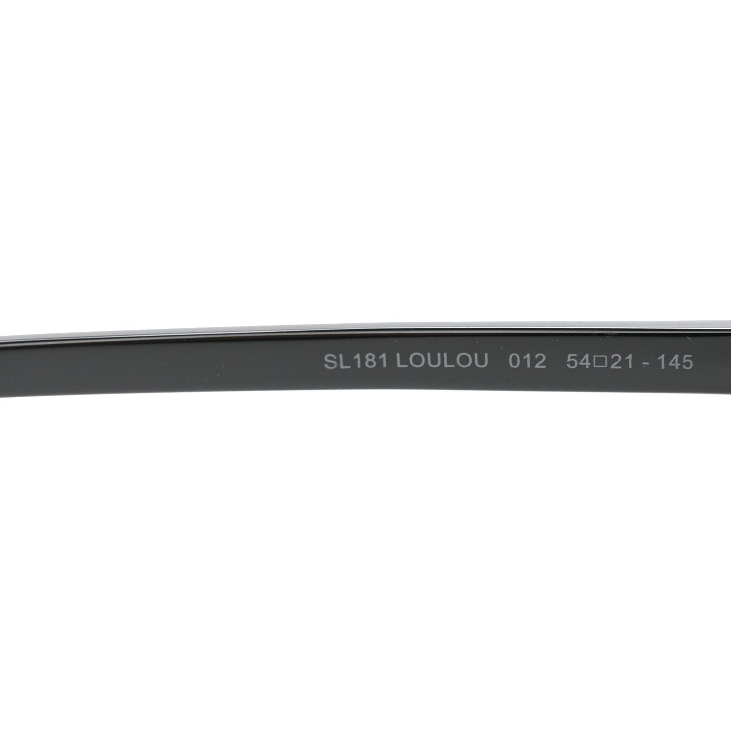 Acetate Heart Frame Loulou SL181 Sunglasses Black White Havana
