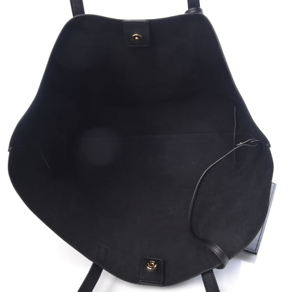 Saint Laurent Calfskin Large Shopping Tote Black 6 of 11