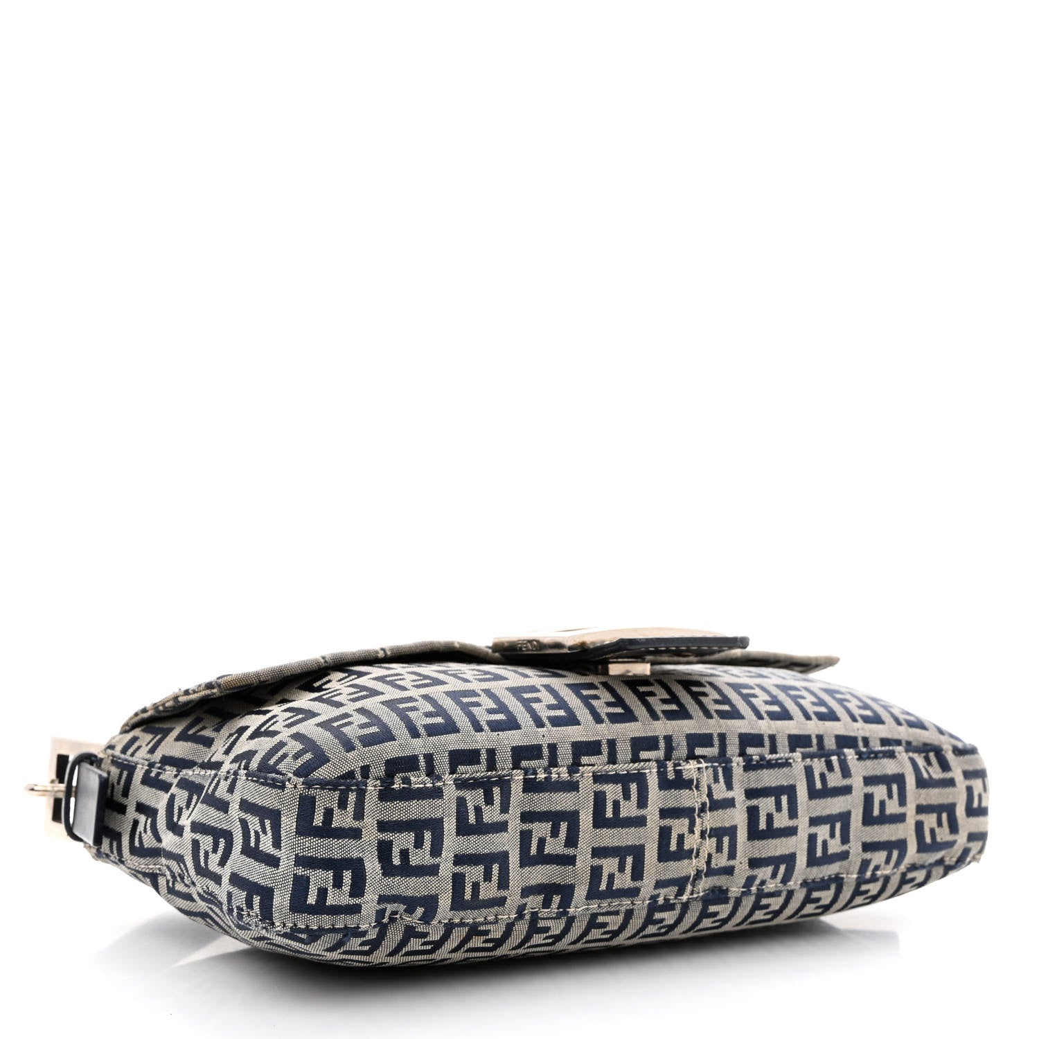 Fendi Zucchino Baguette Navy 4 of 14