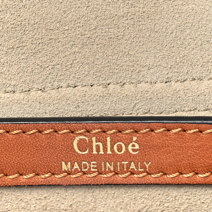 Chloe Calfskin Braided Small Hudson Shoulder Bag Caramel 6 of 10