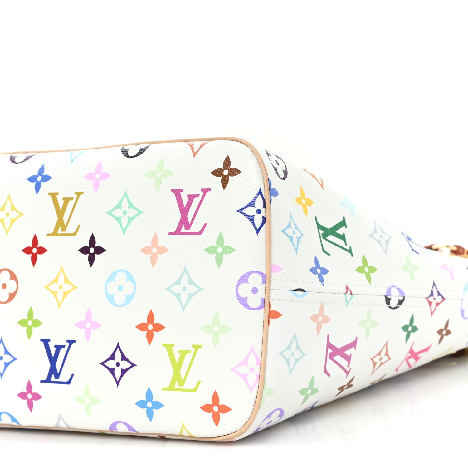 Louis Vuitton LV X TM Monogram Multicolor Neverfull MM White 10 of 10