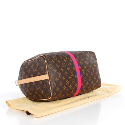 Louis Vuitton Monogram My LV Heritage Speedy Bandouliere 35 Violet Fuchsia 4 of 7