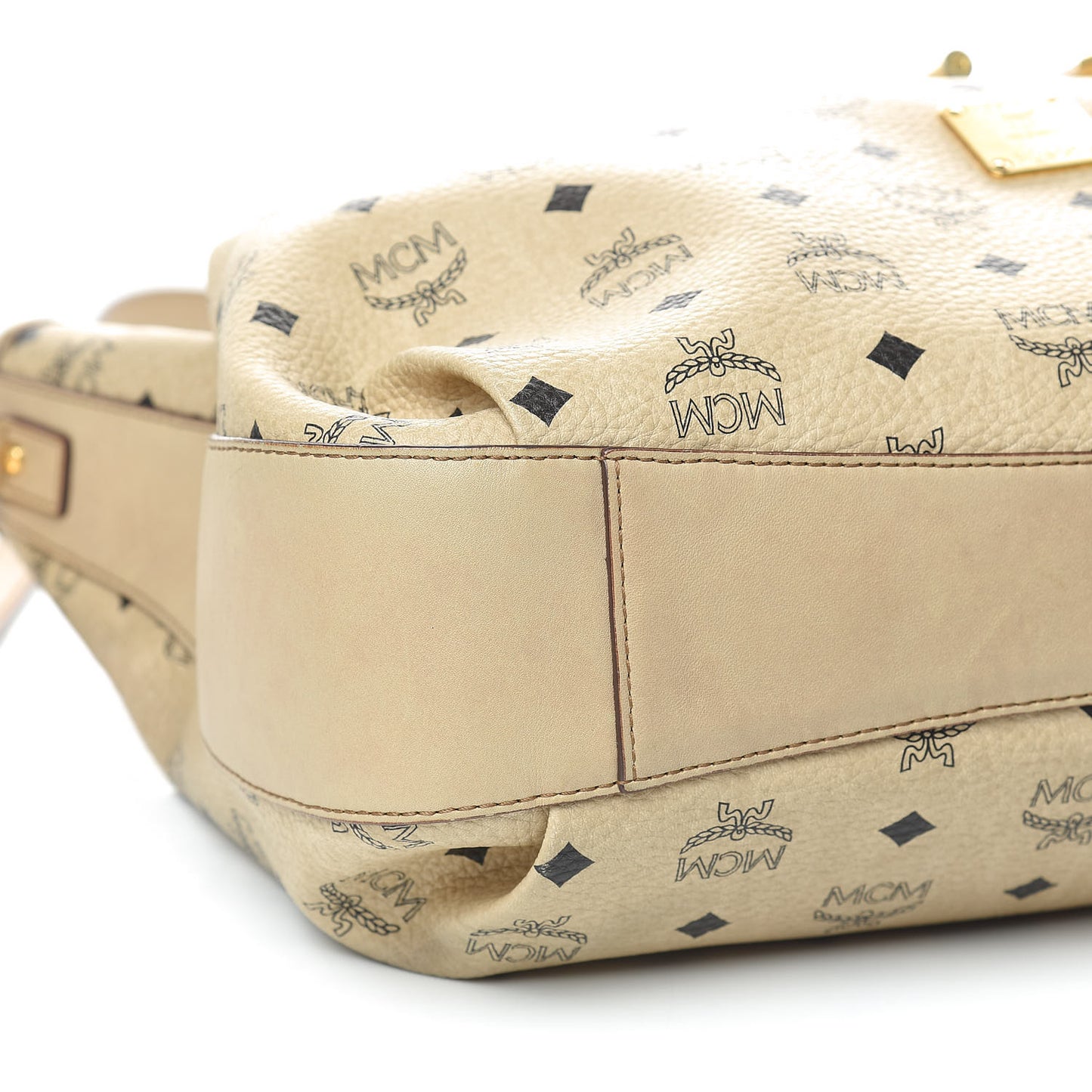 Visetos Medium Drawstring Shopper Beige