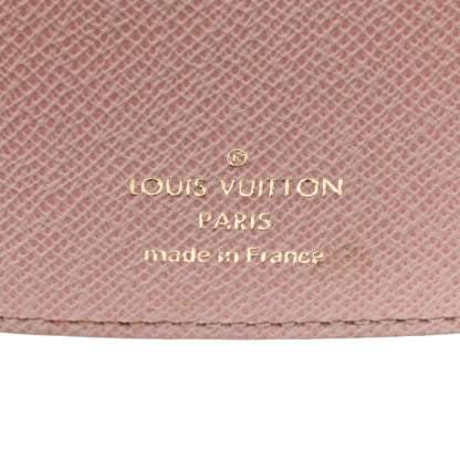 Louis Vuitton Damier Azur Victorine Wallet Rose Ballerine 6 of 8