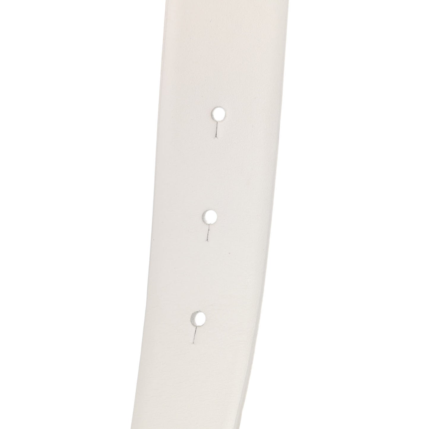 Calfskin Pearl CC Chain Belt 85 34 Ivory
