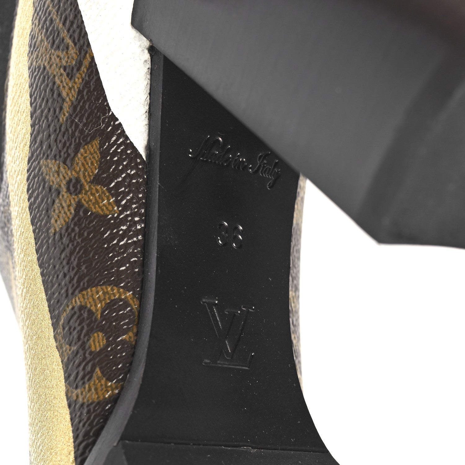 Louis Vuitton X LOL Patent Calfskin Monogram Star Trail Chelsea Ankle Boots 36 Gold Silver 8 of 9