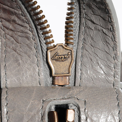 Balenciaga Agneau Classic Hardware Zip Traveler Backpack Gris Pyrite 13 of 13