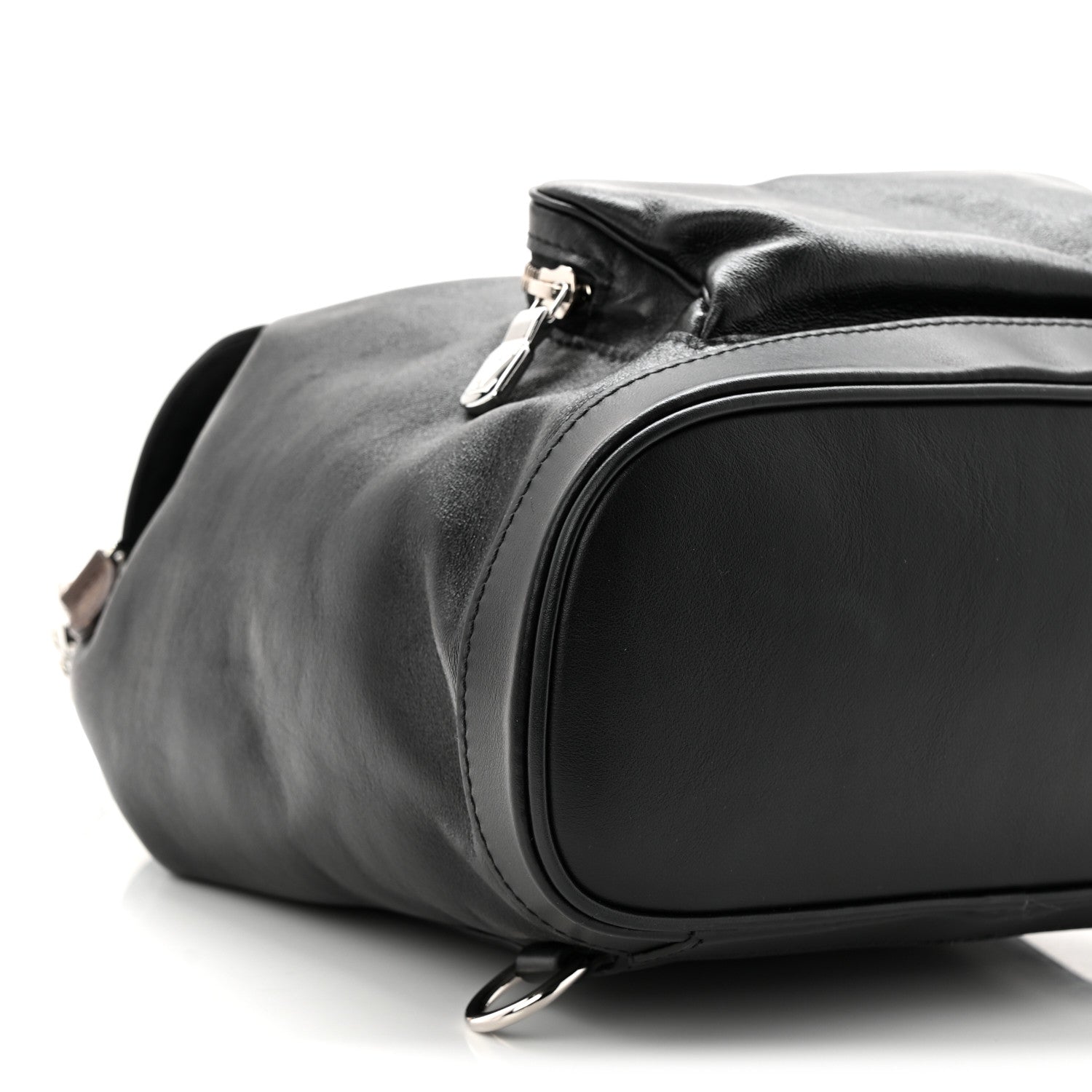 Louis Vuitton Lambskin Monogram Montsouris Vibe PM Black 8 of 9