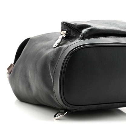 Louis Vuitton Lambskin Monogram Montsouris Vibe PM Black 8 of 9