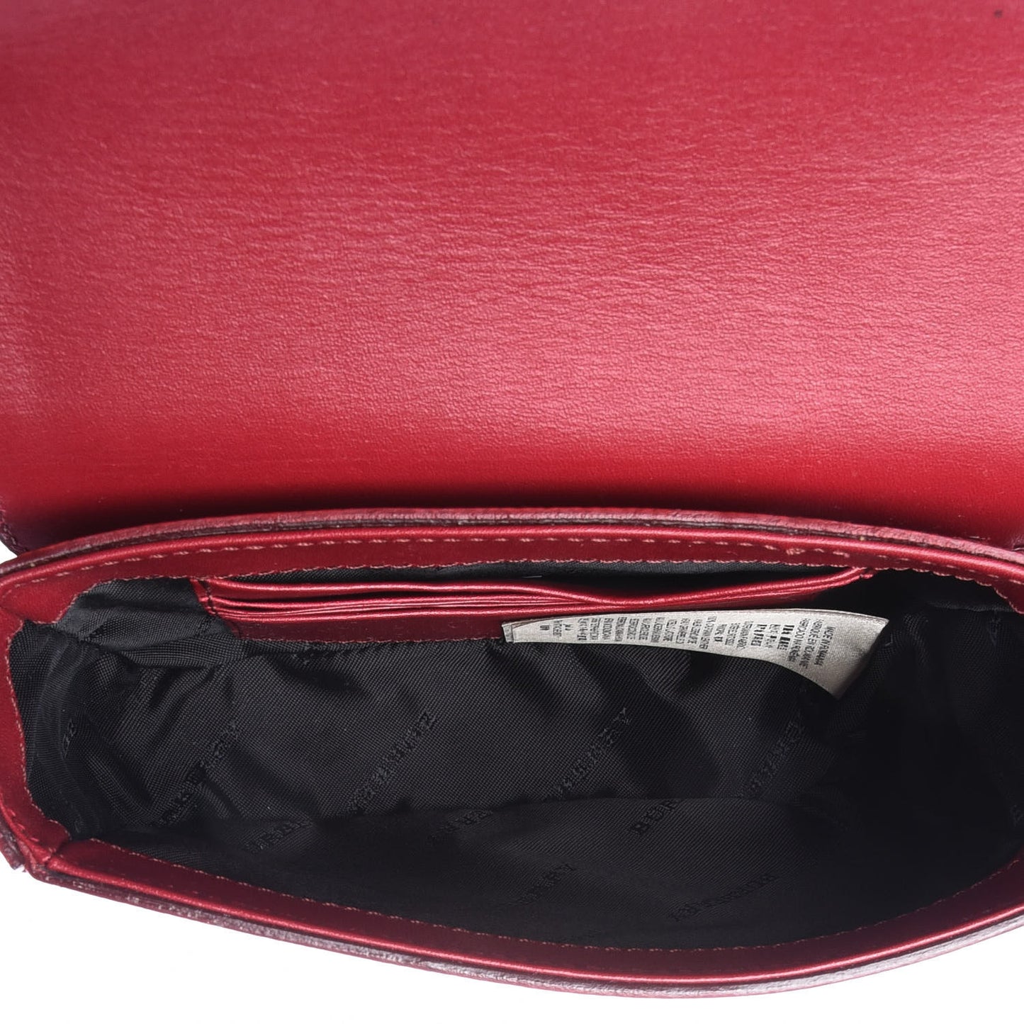 Patent London Mini Berkeley Crossbody Red